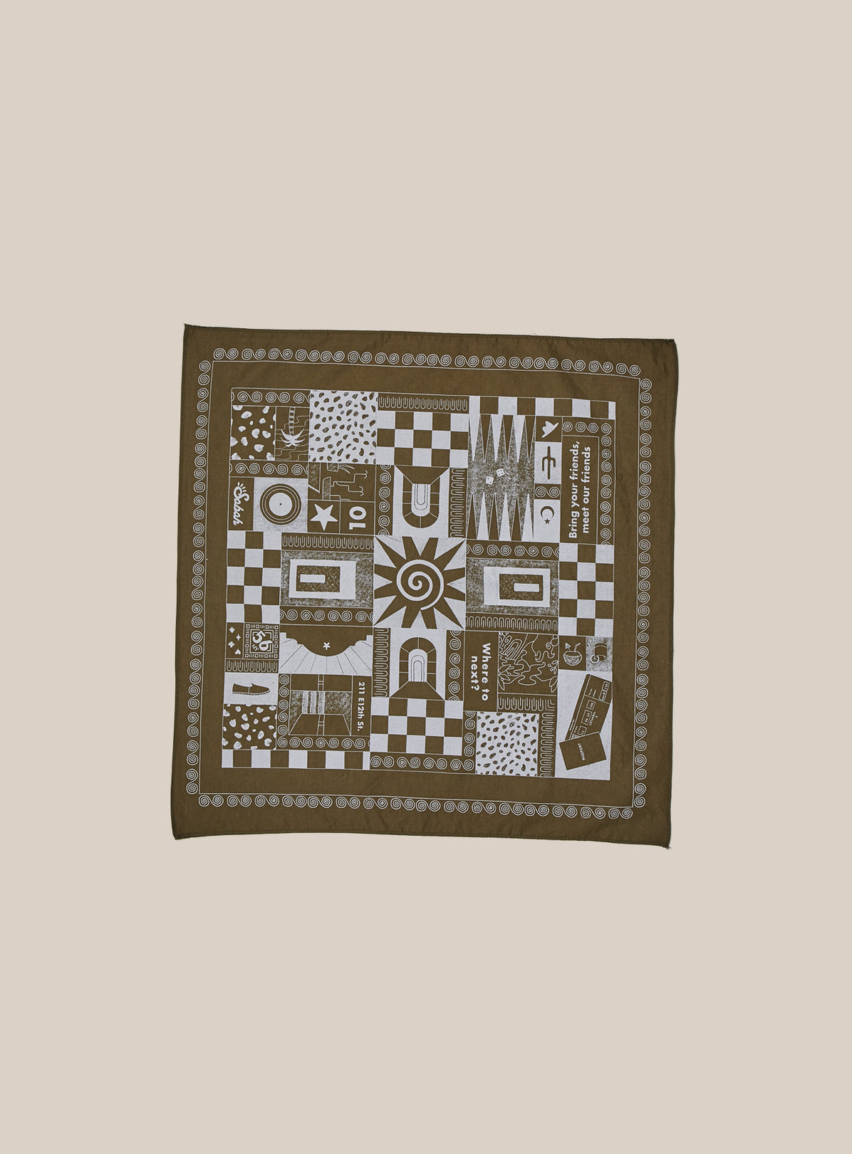 10 Years of Sabah Bandana - Green