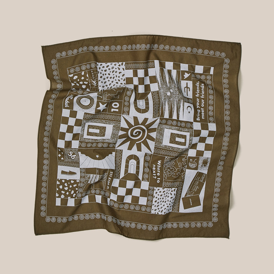 10 Years of Sabah Bandana - Green