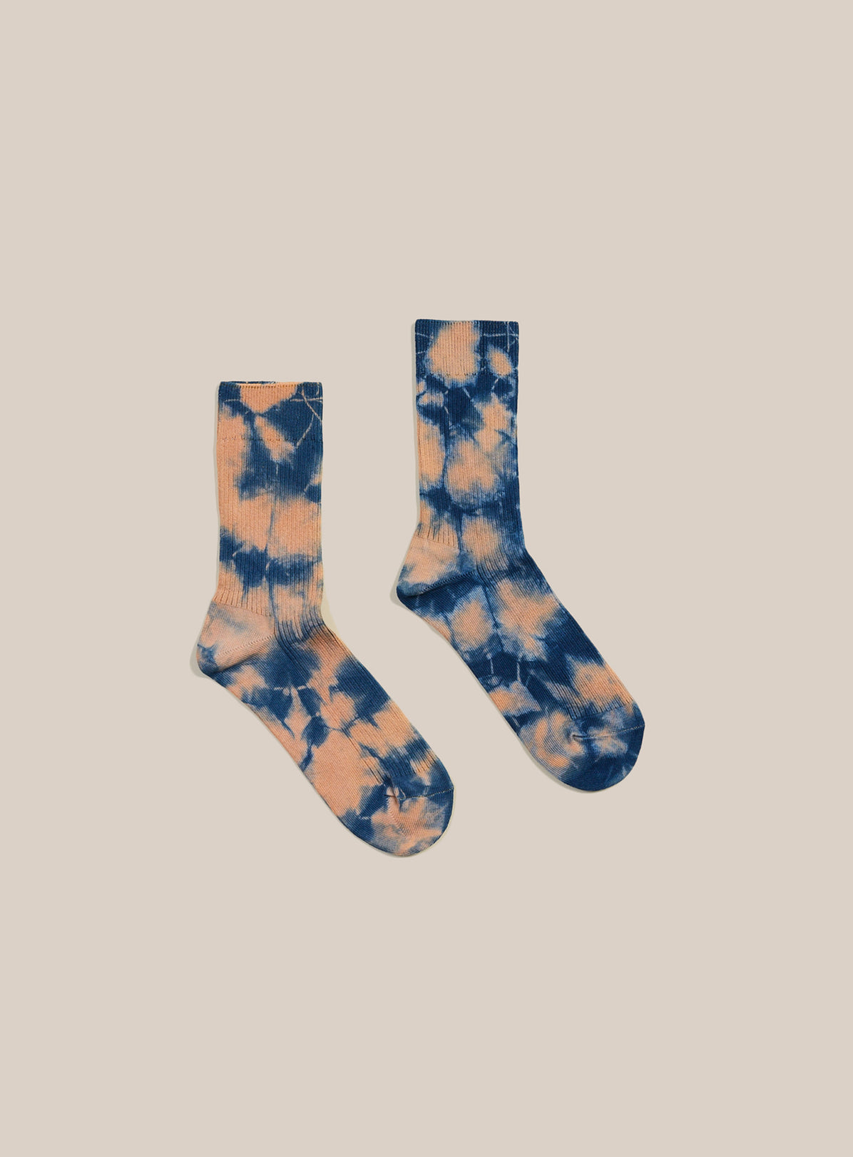 Hand Tie-Dyed Pradu Sock By Philip Huang