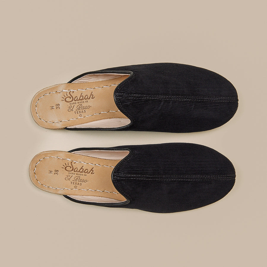 Mayfair Black Corduroy Baba (Womens)