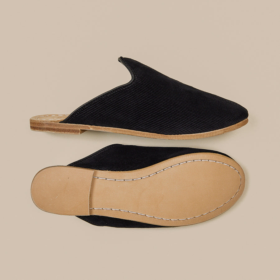 Mayfair Black Corduroy Baba (Womens)