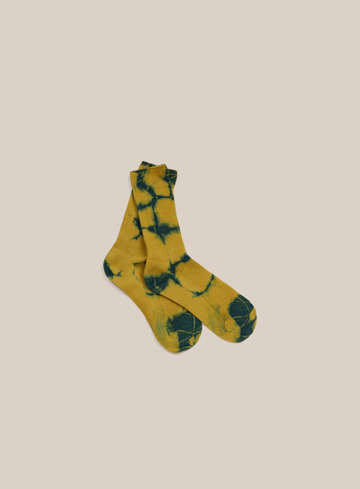 Hand Tie-Dyed Mango Sock By Philip Huang