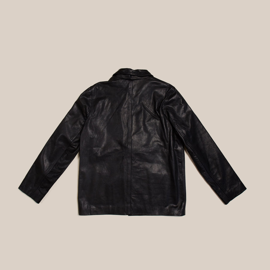 Nimes Leather Jacket in Black