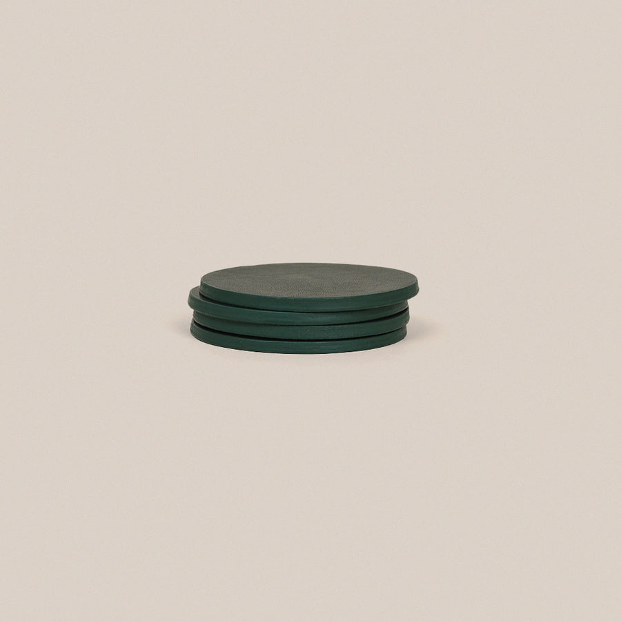 Denali Green Coasters