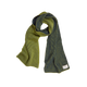 Knitted Merino Scarf - Green/Navy