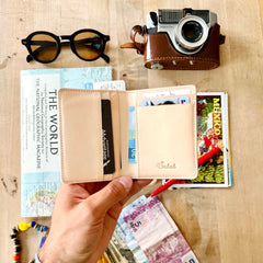 The Dealer Wallet - Undyed Natural