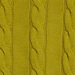 Cable Knit Beanie - Chartreuse