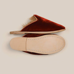 Toscano Velvet Shearling Baba (Womens)