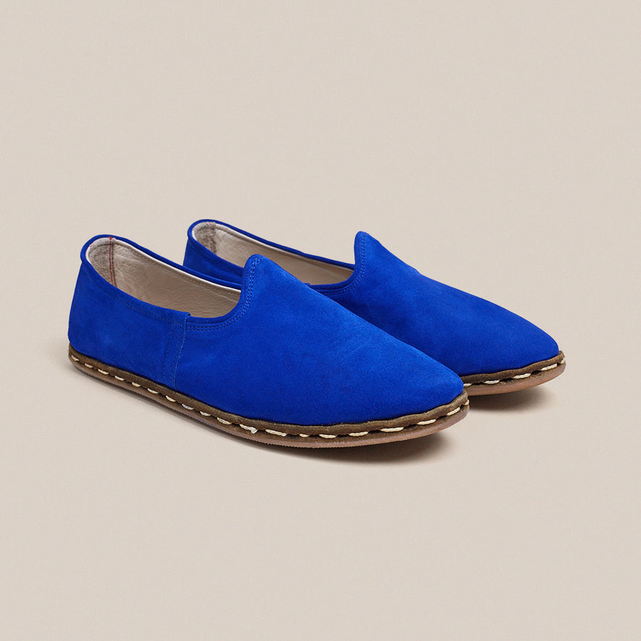 Electric Blue Suede Sabah (Mens)