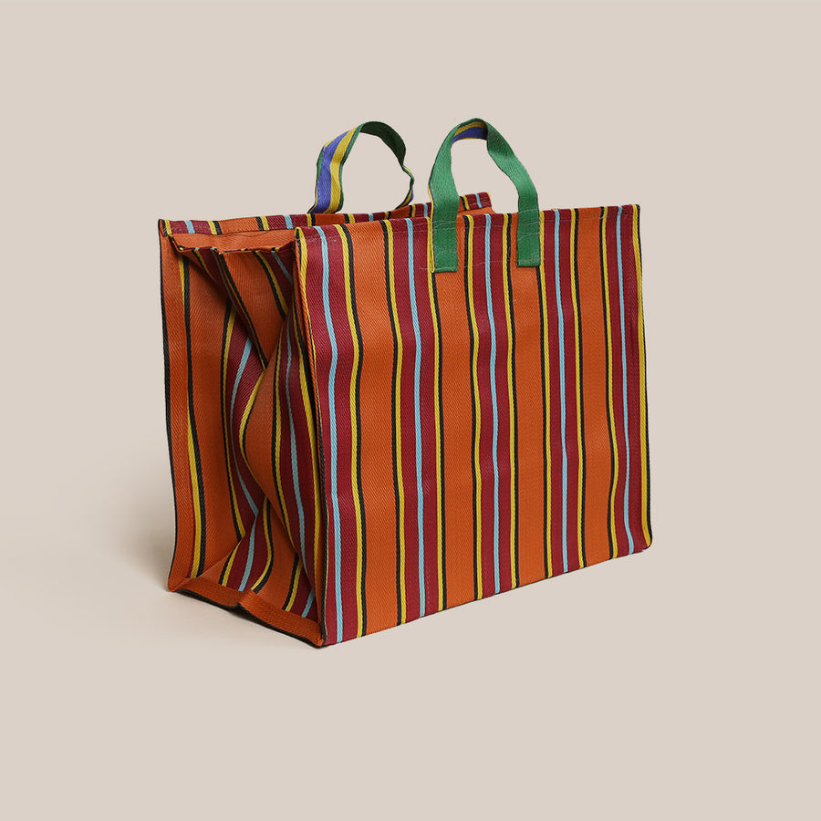 Day-to-Day Bag by Pan After - Large, Orange/Red
