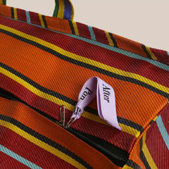 Day-to-Day Bag by Pan After - Large, Orange/Red