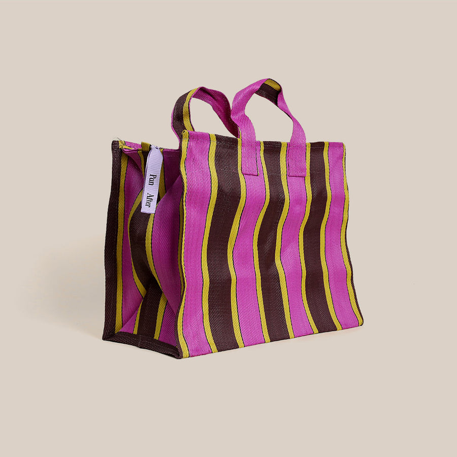 Day-to-Day Bag by Pan After - Small, Pink/Brown