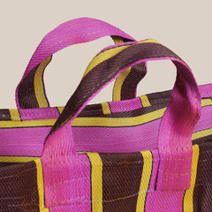 Day-to-Day Bag by Pan After - Small, Pink/Brown