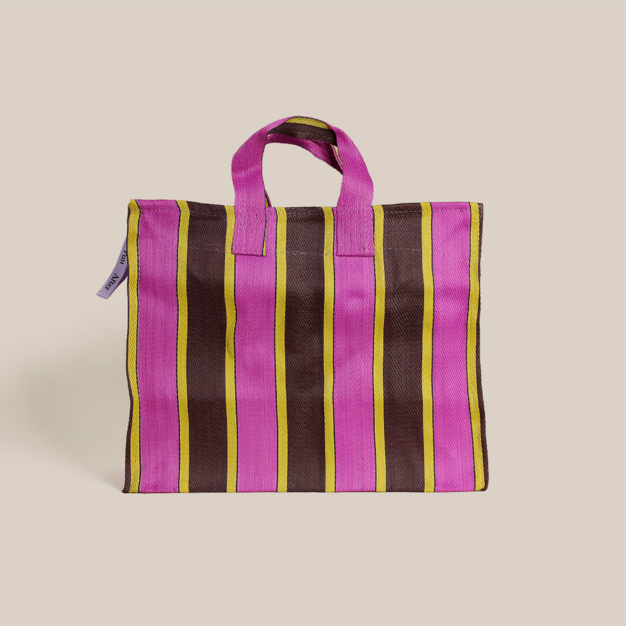 Day-to-Day Bag by Pan After - Small, Pink/Brown