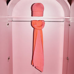 Sabah Pink/Orange Wool Scarf