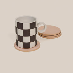 Undyed Veg Tan Coasters