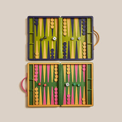Backgammon Traveler's Case Set - Biarritz