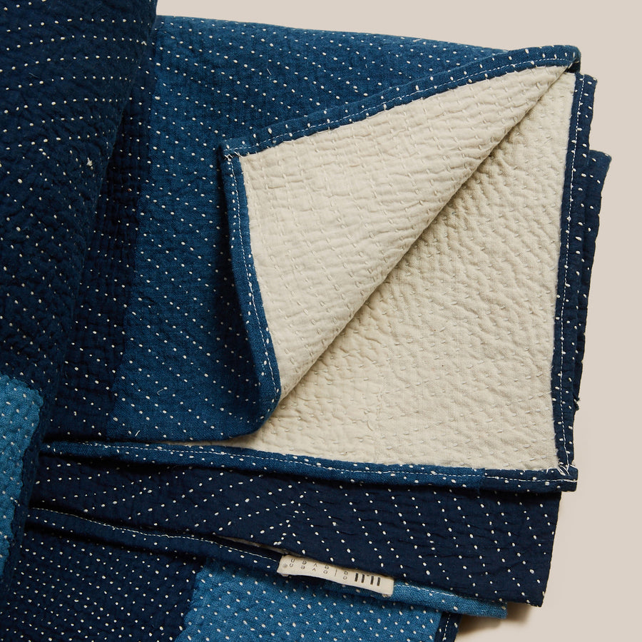 Indigo Patchwork Quilt by 11.11