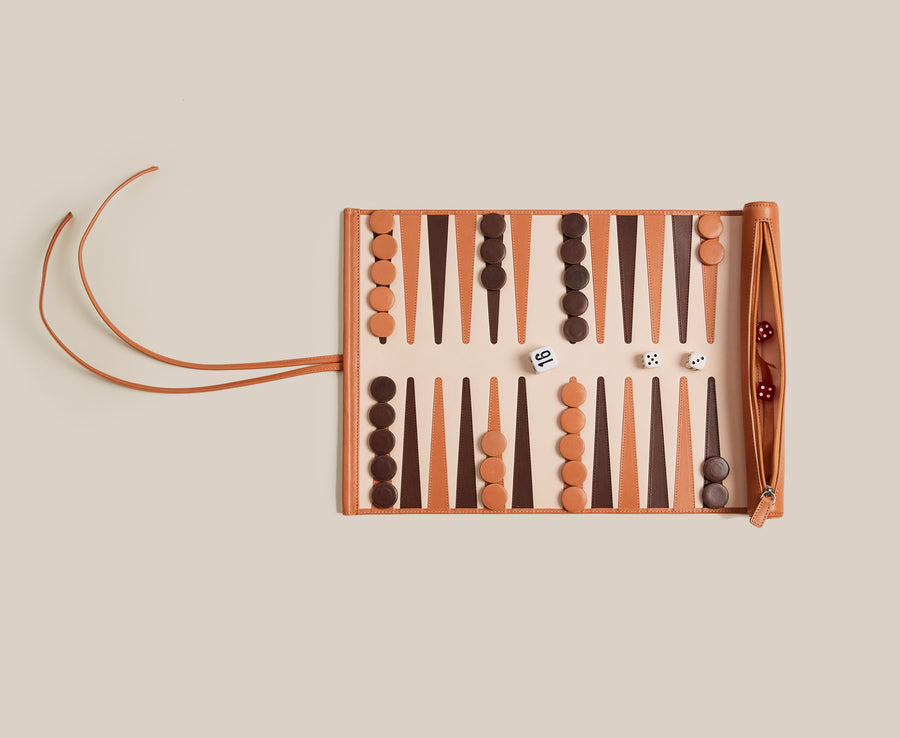 Travel Backgammon Board - Camel