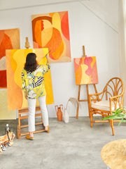 Artist Zahra Holm in Onda Orange