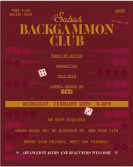 Backgammon Club: NYC