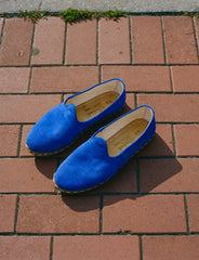 Electric Blue Suede Sabah (Womens)