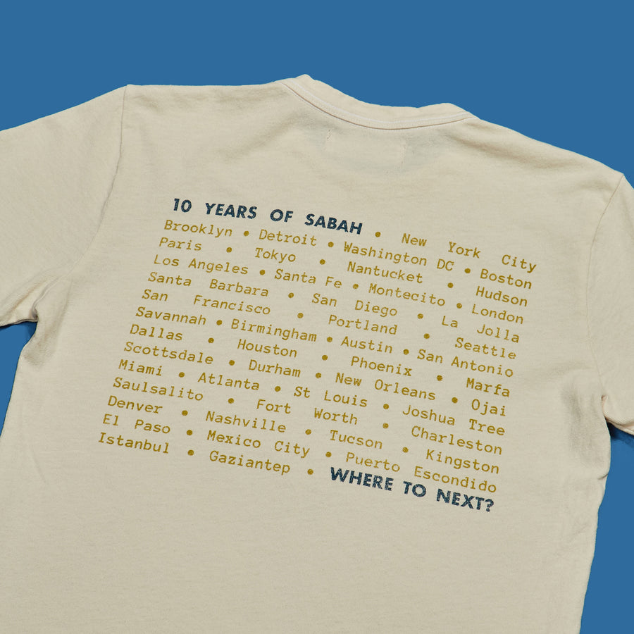 10 Years of Sabah T-shirt