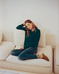 Tricot x Sabah Cashmere Polo - Vert