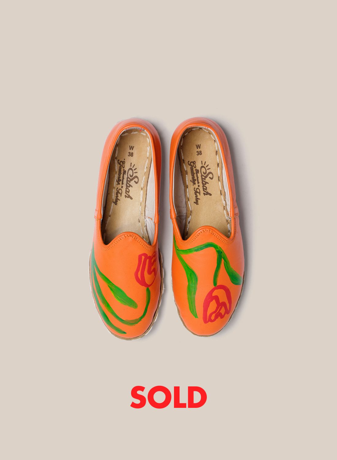 Womens 38 - Orange Floral