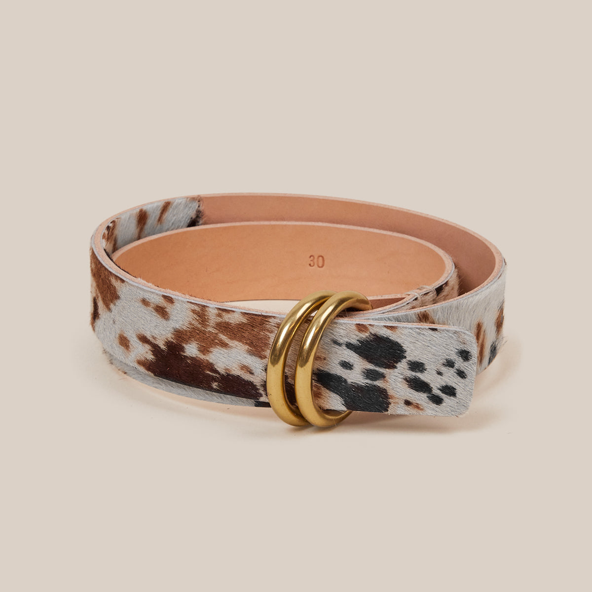 O-Ring Belt - Speckled Cow – Sabah