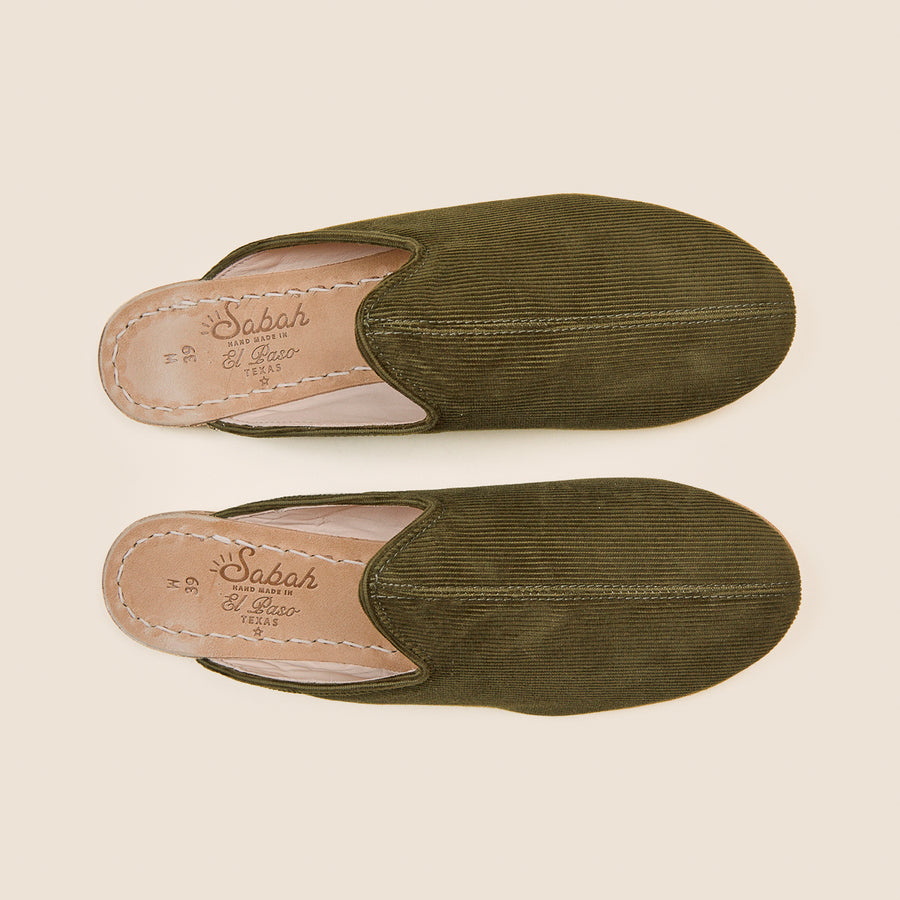 Greenwich Green Corduroy Baba (Womens)
