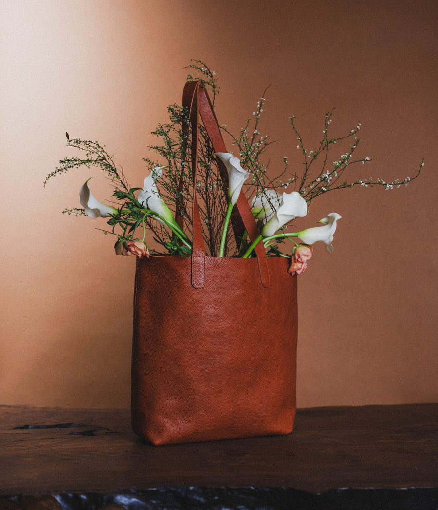 Traveler Tote - Cognac