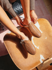 Fort Worth Brown Shearling Baba (Womens)