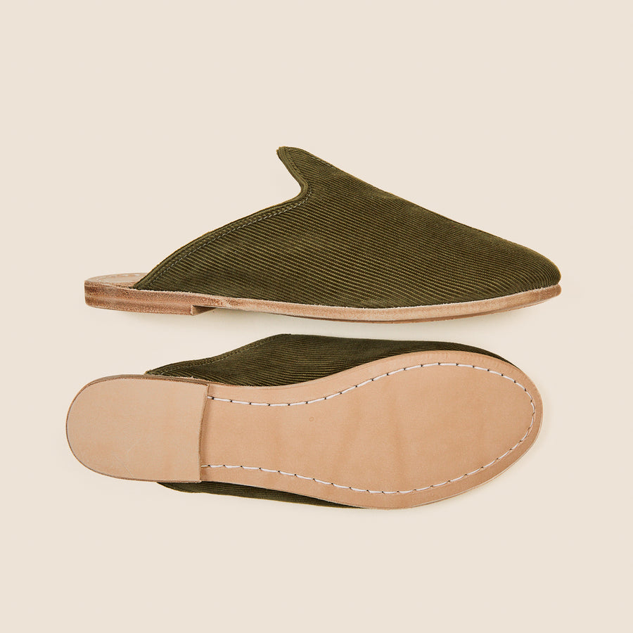Greenwich Green Corduroy Baba (Womens)