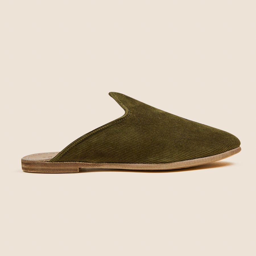 Greenwich Green Corduroy Baba (Womens)