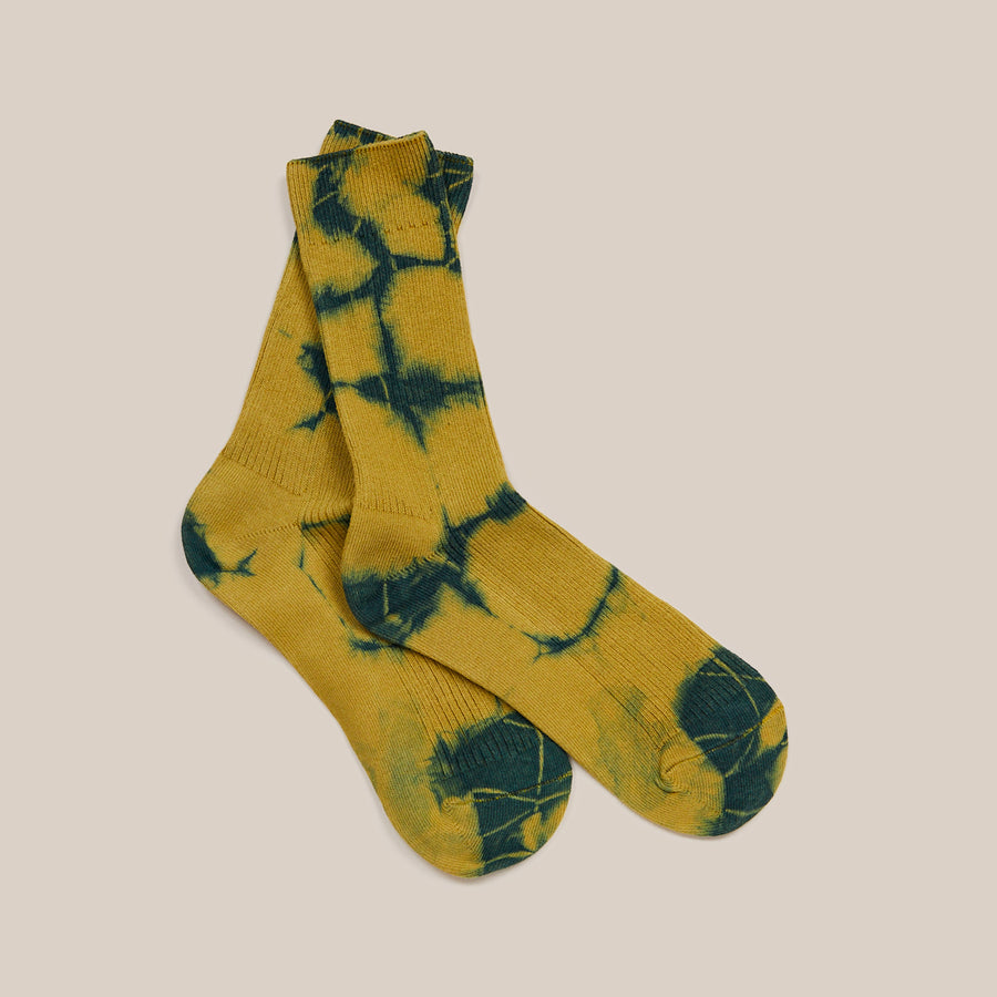 Hand Tie-Dyed Mago Sock By Philip Huang