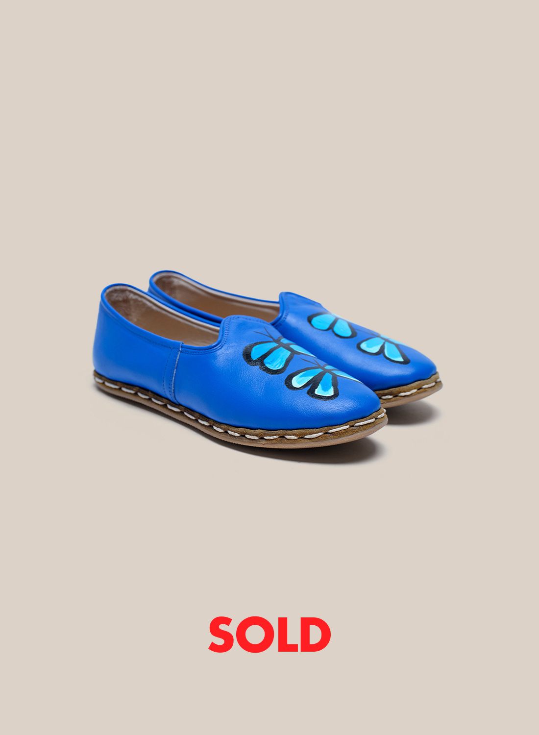 Womens 39 - Blue Butterfly