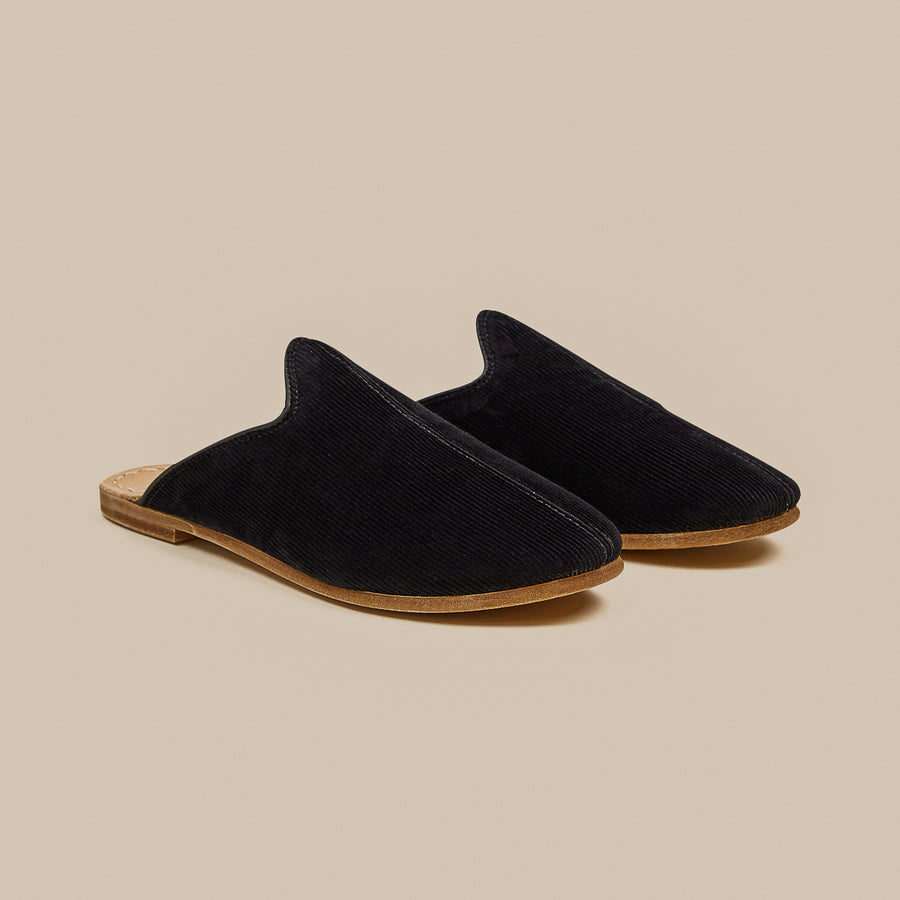 Mayfair Black Corduroy Baba (Womens)