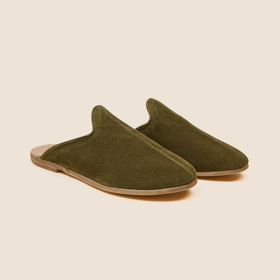 Greenwich Green Corduroy Baba (Womens)