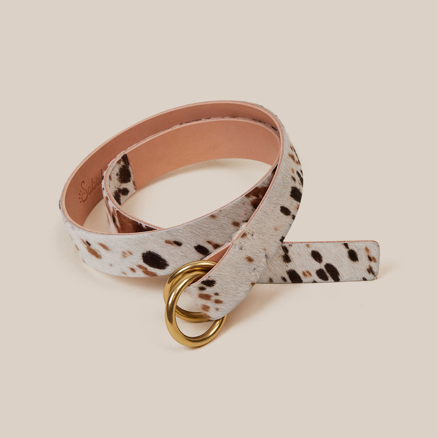 O-Ring Belt - Speckled Cow