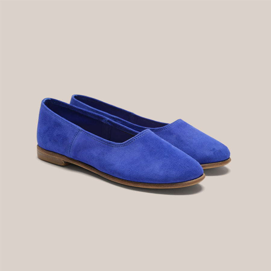 blue suede dress shoes womens Tawop Women Shoes Womens Dress Shoes Work Shoes Flats Round Toe Casual Loafers Slip On Bow Fall Blue 6.5