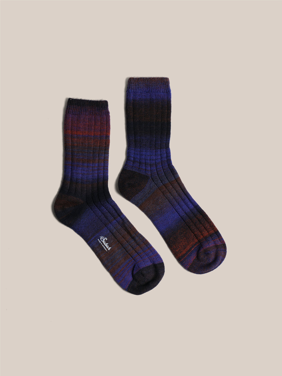 Yarn Dye Socks - Dusk