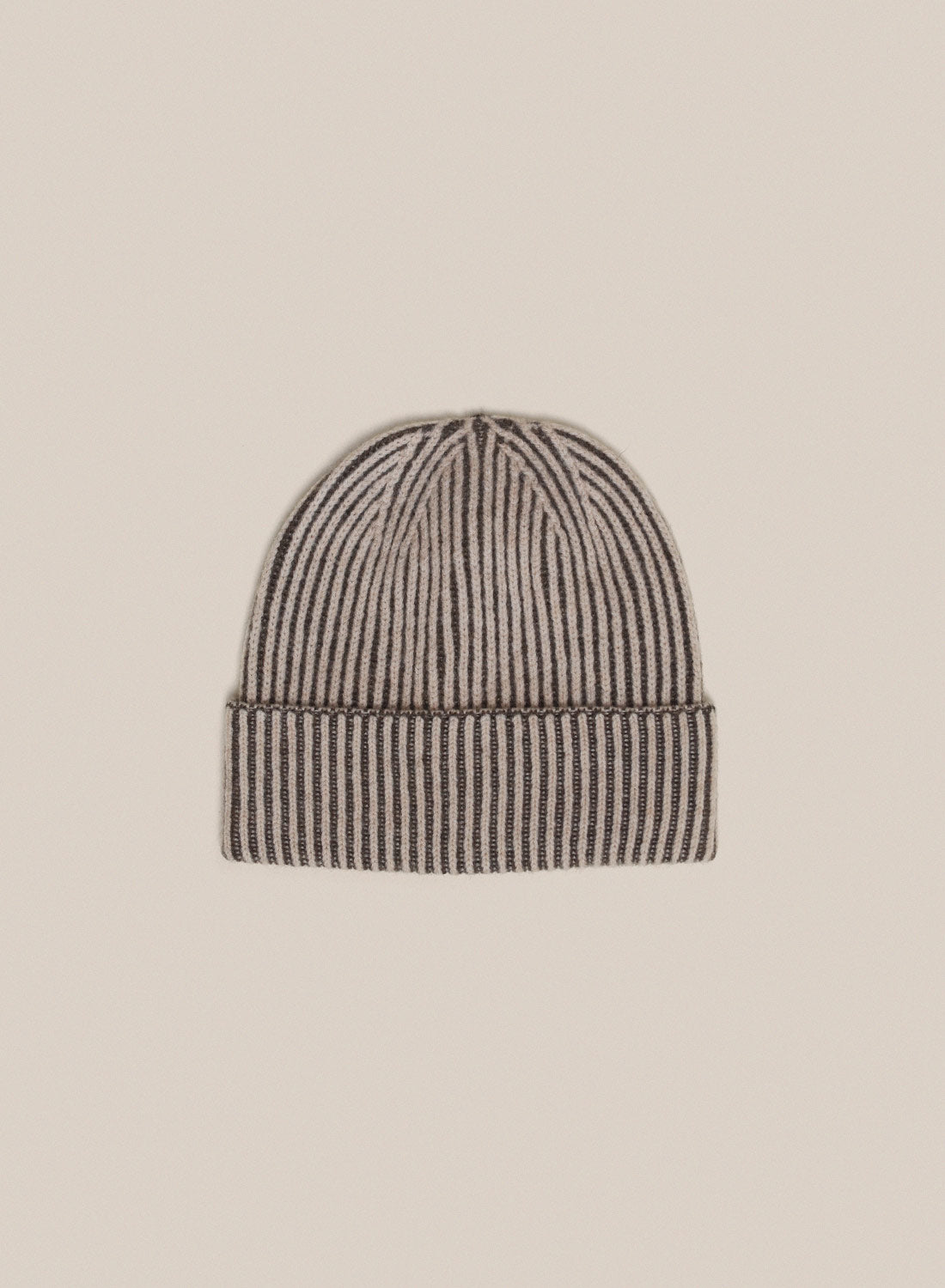 Sabah Beige/Brown Wool Beanie