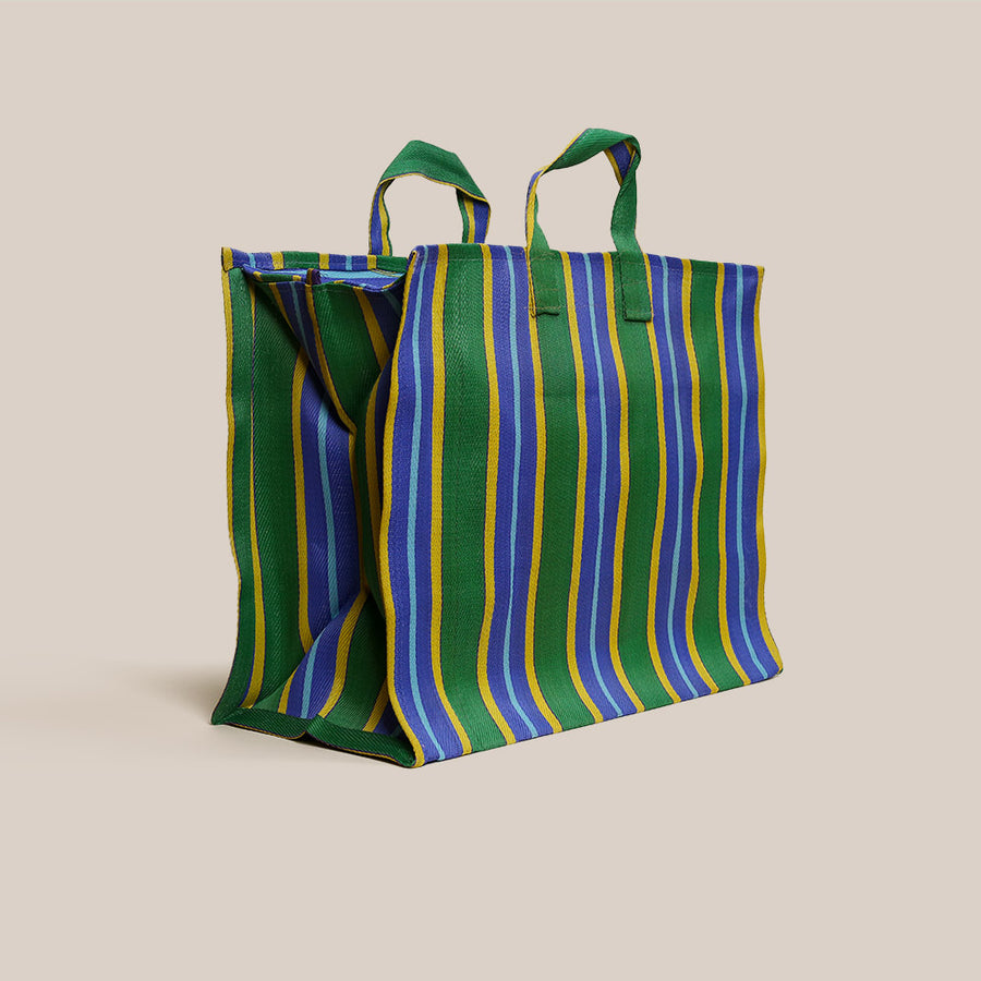 Day-to-Day Bag by Pan After - Large, Blue/Green