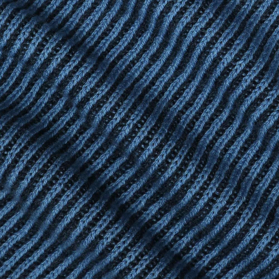 Sabah Indigo Blue Wool Scarf