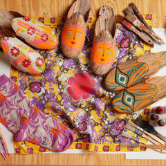 Myfawnwy Cosmic Sun Socks