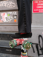 The Bolo for Drake's - Black Suede