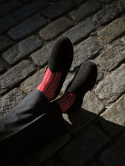 The Bolo for Drake's - Black Suede