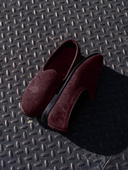 The Bolo for Drake's - Burgundy Suede