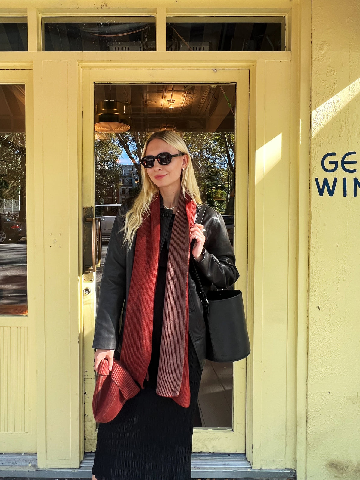 Sabah Crimson Wool Scarf
